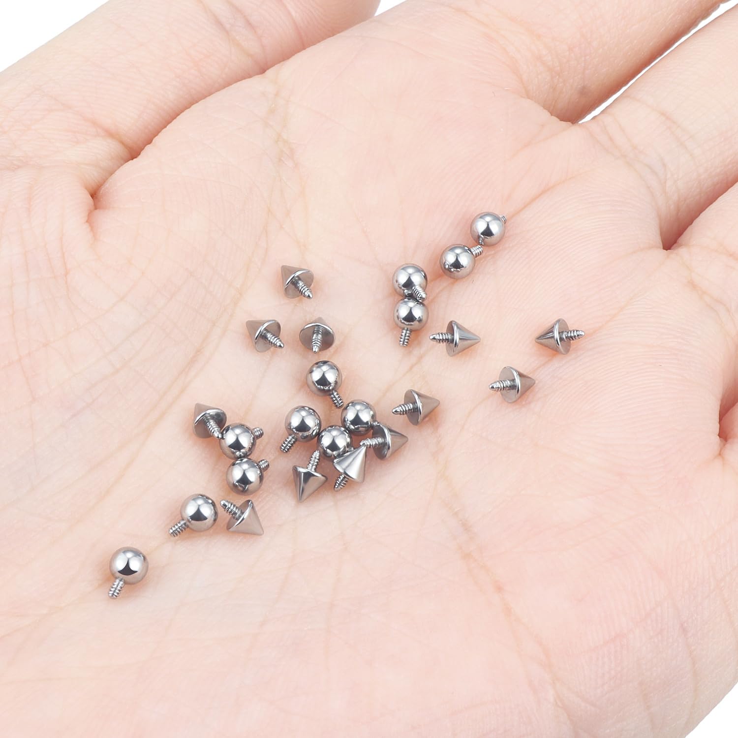 Body Jewelry Replacement Ball - Intern Gewinde Ersatzkugeln für Lippen Labret
