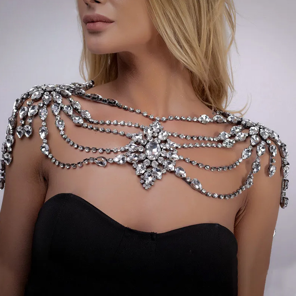 Boho Kristall Braut Schulterke – Body Jewelry Retainers Bewertung und Preis