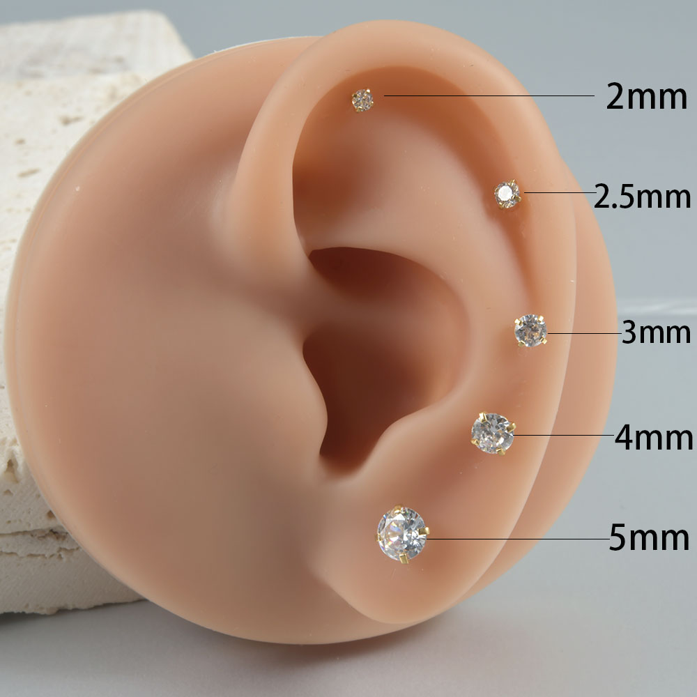1 Paar Chirurgenstahl Fang Run – Body Jewelry Surgical Steel Bewertung und Preis