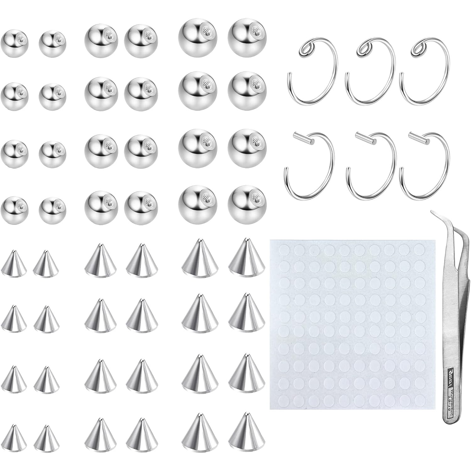 Drperfect Fake Augenbrauenring – Body Jewelry Replacement Ball Bewertung und Preis